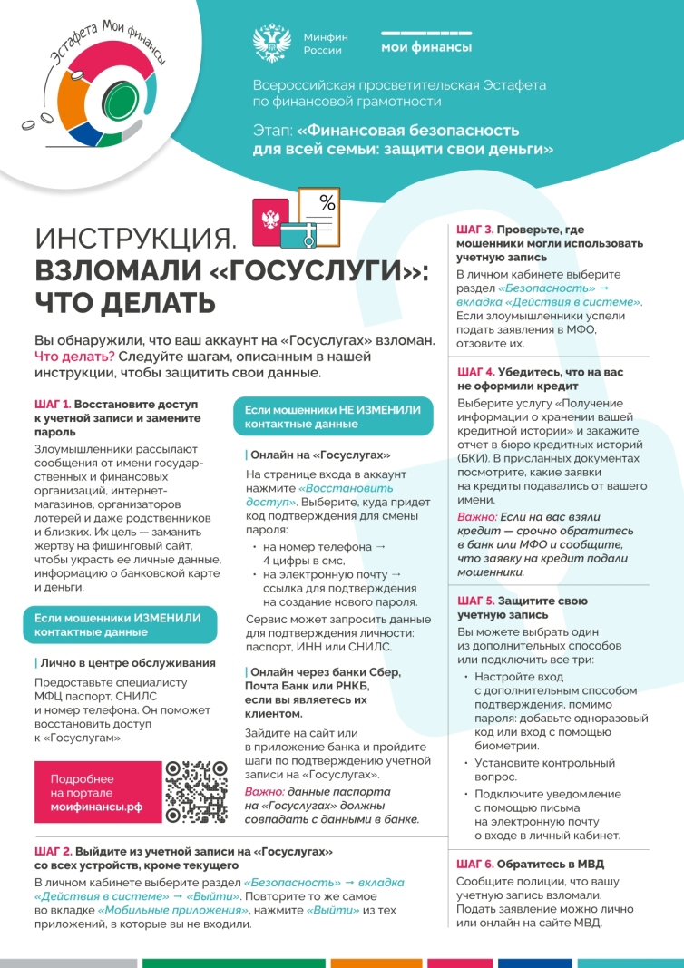 Взломали «Госуслуги». Что делать?