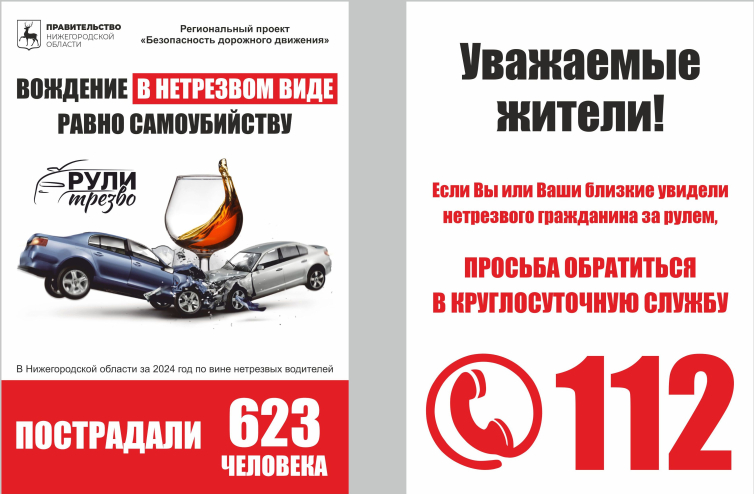 ВНИМАНИЕ!!! Вождение в нетрезвом состоянии ОПАСНО!!!