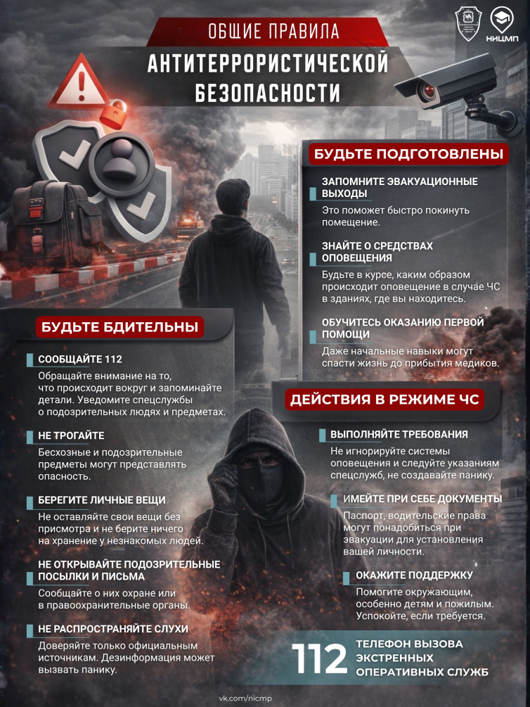Общие правила антитеррористической безопасности