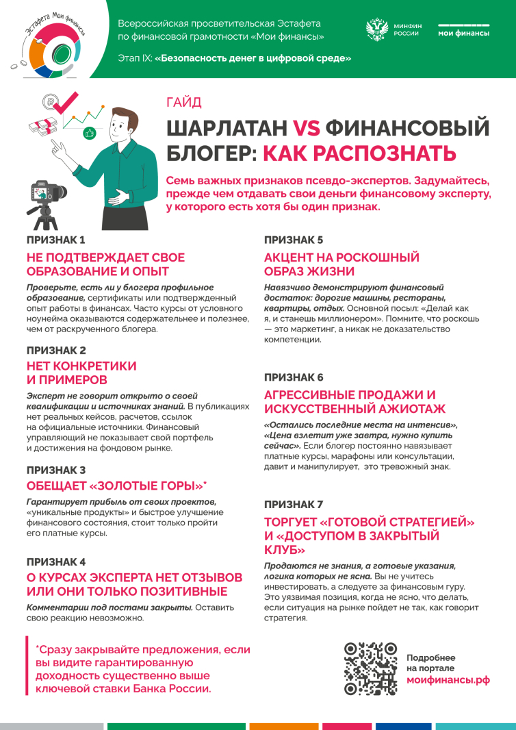Всероссийская просветительская Эстафета по финансовой грамотности «Мои финансы» Этап IX: «Безопасность денег в цифровой среде»